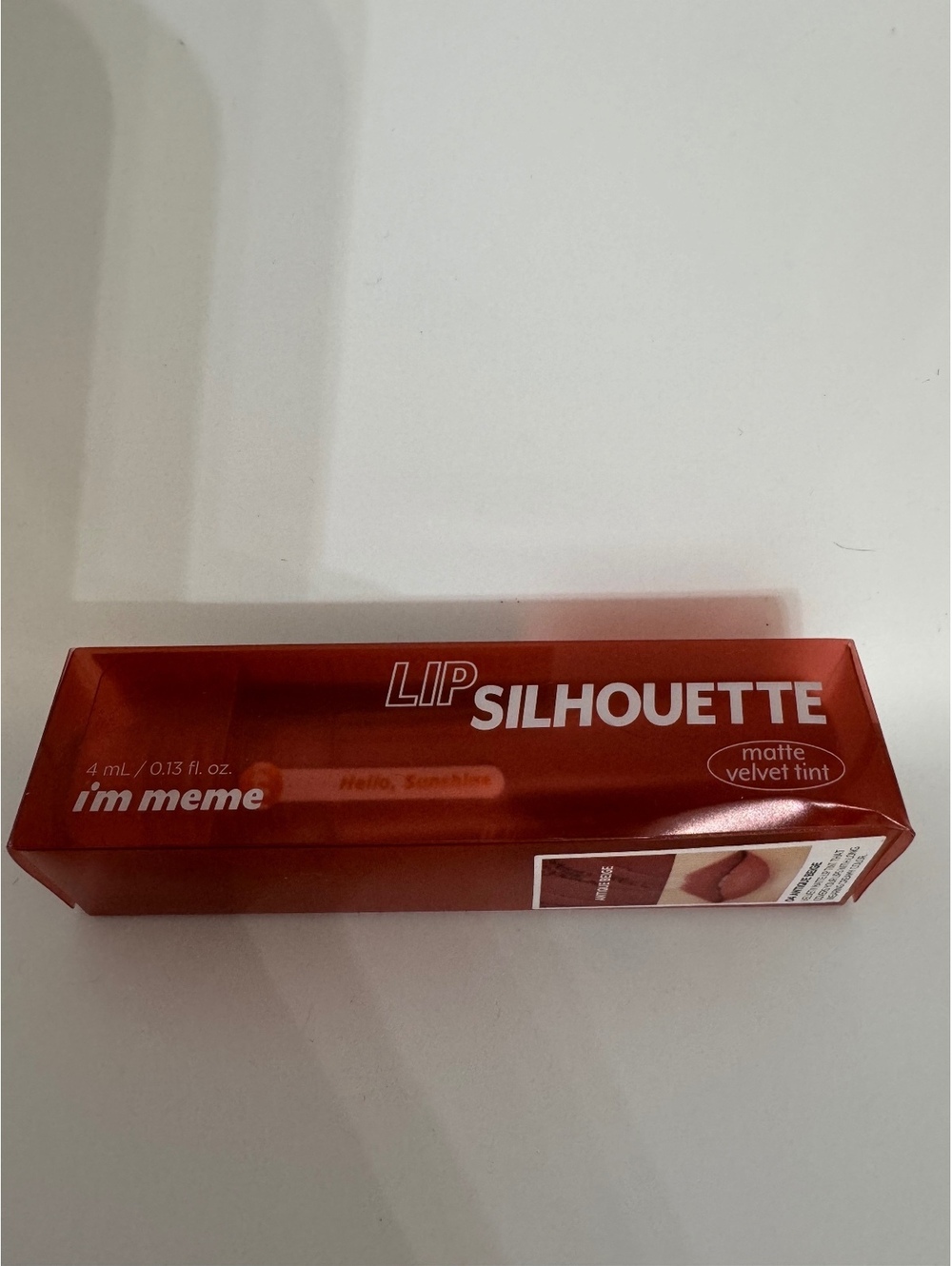 I'm Meme Lip Silhouette Matte Velvet Tint - 04 Antique Beige